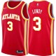 Torch_Red Seth Lundy Hawks Twill Jersey Atlanta #3