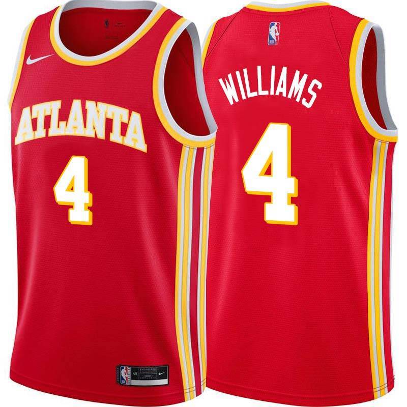 Torch_Red Donovan Williams Hawks Twill Jersey Atlanta #4