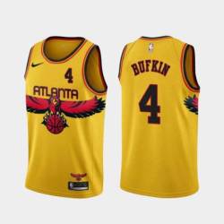 Yellow_City Kobe Bufkin Hawks Twill Jersey Atlanta #4