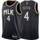 Black_City Kobe Bufkin Hawks Twill Jersey Atlanta #4