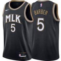 Black_City Cat Barber Hawks Twill Jersey Atlanta #5