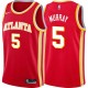 Torch_Red Dejounte Murray Hawks Twill Jersey Atlanta #5