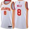 White Patty Mills Hawks Twill Jersey Atlanta #8