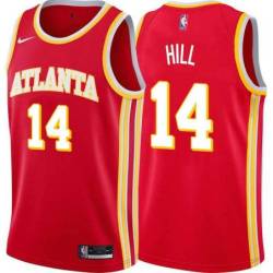 Torch_Red Malcolm Hill Hawks Twill Jersey Atlanta #14