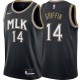 Black_City AJ Griffin Hawks Twill Jersey Atlanta #14