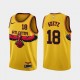 Yellow_City Mouhamed Gueye Hawks Twill Jersey Atlanta #18