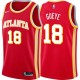 Torch_Red Mouhamed Gueye Hawks Twill Jersey Atlanta #18