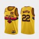 Yellow_City Tyrese Martin Hawks Twill Jersey Atlanta #22