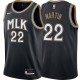 Black_City Tyrese Martin Hawks Twill Jersey Atlanta #22