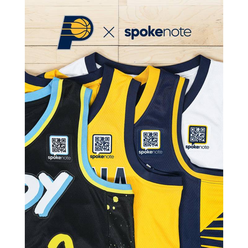 Indiana Pacers Sponsor Spokenote patch
