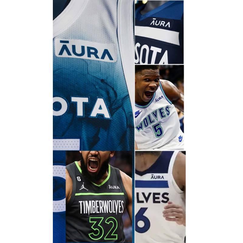 Minnesota Timberwolves Sponsor Aura patch