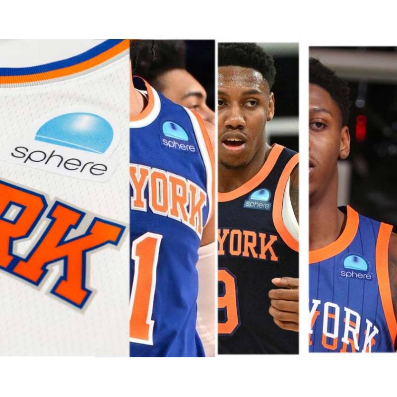 New York Knicks Sponsor Sphere patch