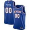Blue2 Jacob Toppin Knicks Twill Jersey
