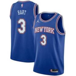 Blue2 Josh Hart Knicks Twill Jersey