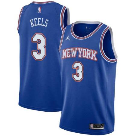 Blue2 Trevor Keels Knicks Twill Jersey