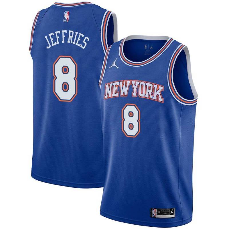 Blue2 DaQuan Jeffries Knicks Twill Jersey