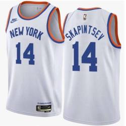 White Classic Dmytro Skapintsev Knicks Twill Jersey