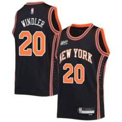 2021-22City Dylan Windler Knicks Twill Jersey