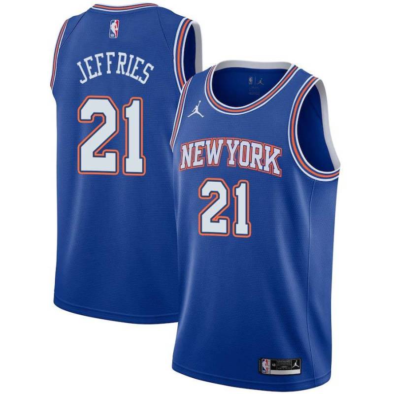 Blue2 DaQuan Jeffries Knicks Twill Jersey