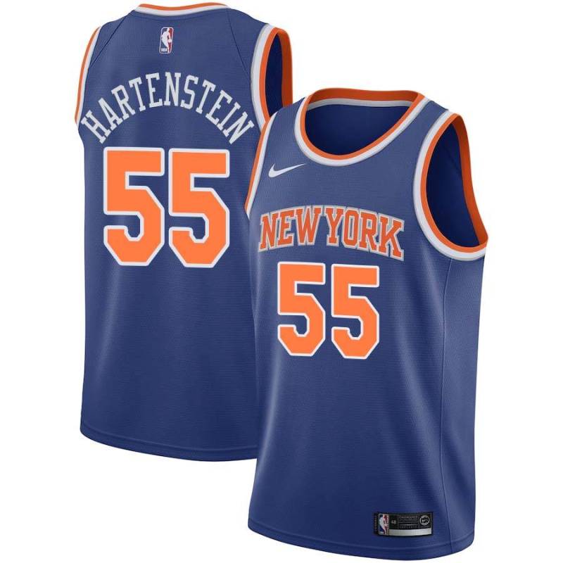 Blue Isaiah Hartenstein Knicks Twill Jersey