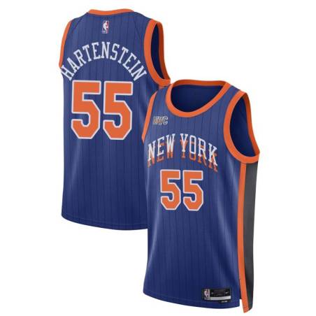 23-24City Isaiah Hartenstein Knicks Twill Jersey