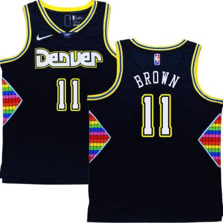 Nuggets #11 Bruce Brown 2021-22 City Jersey