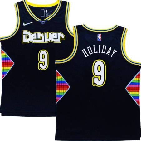 Nuggets #9 Justin Holiday 2021-22 City Jersey