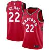 Red Alvin Williams Twill Basketball Jersey -Raptors #22 Williams Twill Jerseys, FREE SHIPPING