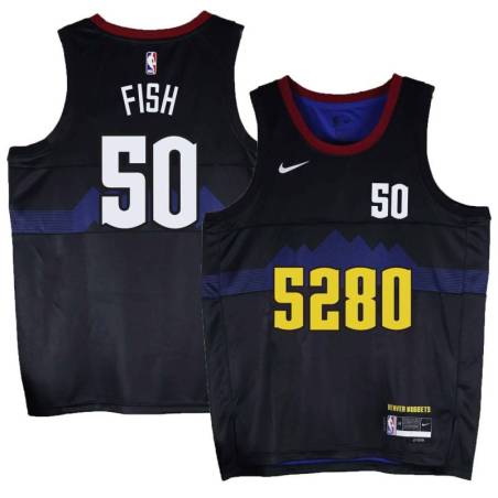 Nuggets #50 Matt Fish 5280 City Jersey