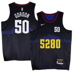 Nuggets #50 Aaron Gordon 5280 City Jersey