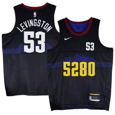 Nuggets #53 Cliff Levingston 5280 City Jersey