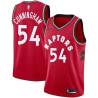 Red William Cunningham Twill Basketball Jersey -Raptors #54 Cunningham Twill Jerseys, FREE SHIPPING