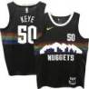 Nuggets #50 Julius Keye Black rainbow skyline Jersey