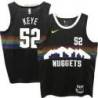 Nuggets #52 Julius Keye Black rainbow skyline Jersey