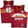 Nuggets #45 Anthony Cook Flatirons red Jersey