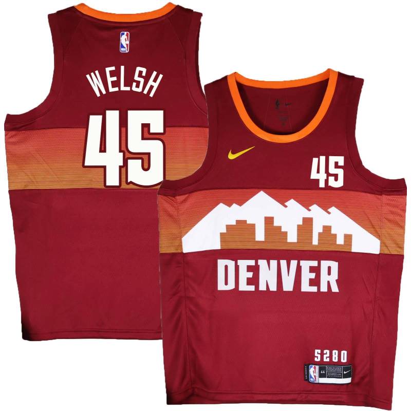 Nuggets #45 Thomas Welsh Flatirons red Jersey