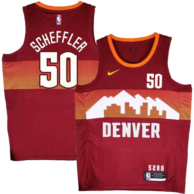Nuggets #50 Steve Scheffler Flatirons red Jersey