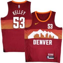 Nuggets #53 Rich Kelley Flatirons red Jersey