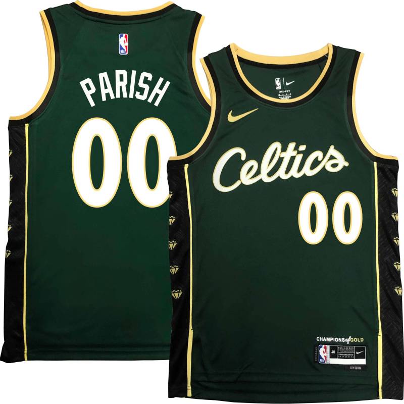 Celtics #00 Robert Parish 2022-2023 City Edition Jersey