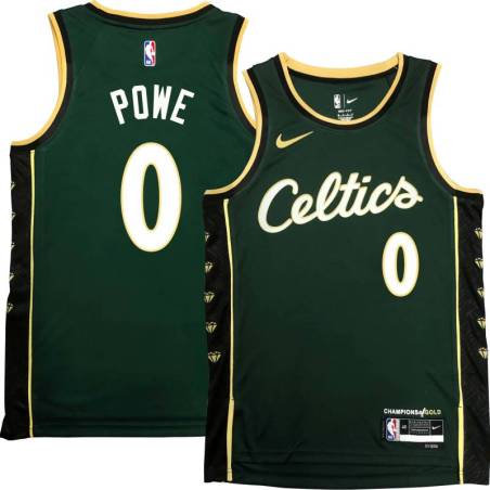 Celtics #0 Leon Powe 2022-2023 City Edition Jersey