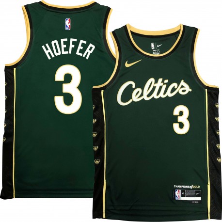 Celtics #3 Charlie Hoefer 2022-2023 City Edition Jersey