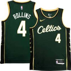 Celtics #4 Kenny Rollins 2022-2023 City Edition Jersey