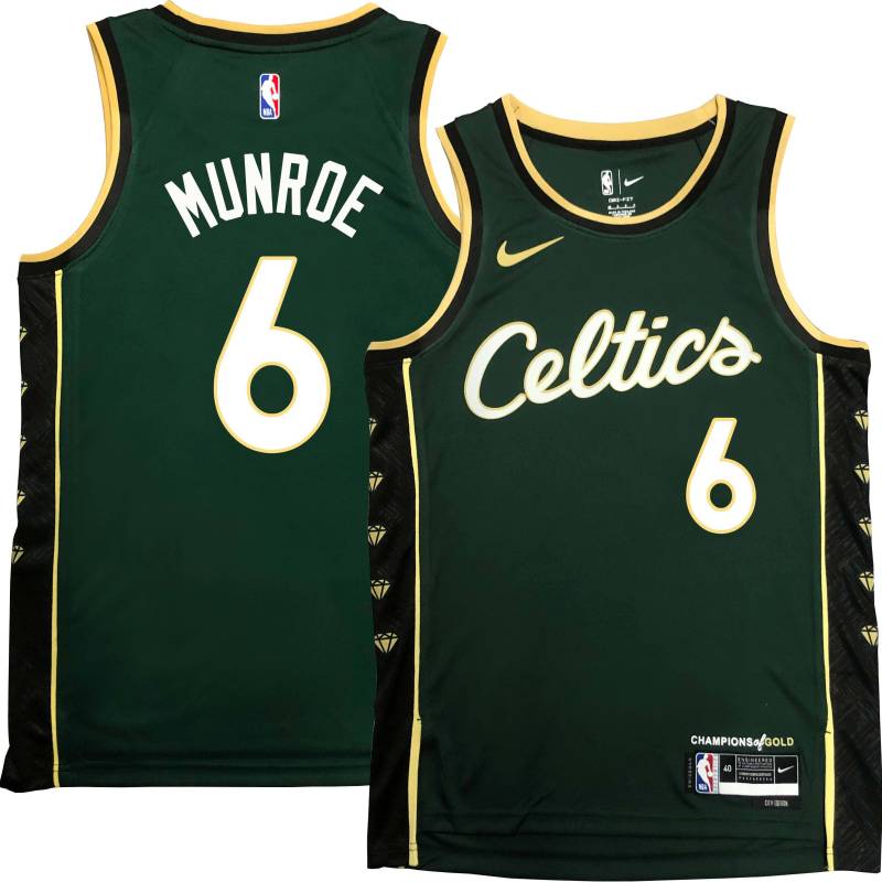 Celtics #6 George Munroe 2022-2023 City Edition Jersey