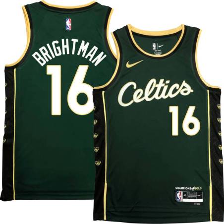 Celtics #16 Al Brightman 2022-2023 City Edition Jersey