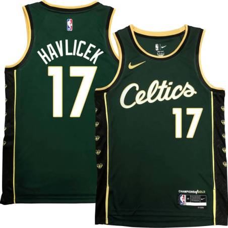 Celtics #17 John Havlicek 2022-2023 City Edition Jersey