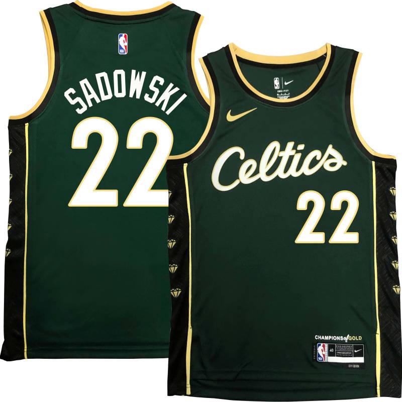 Celtics #22 Ed Sadowski 2022-2023 City Edition Jersey