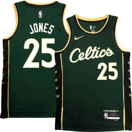 Celtics #25 K.C. Jones 2022-2023 City Edition Jersey