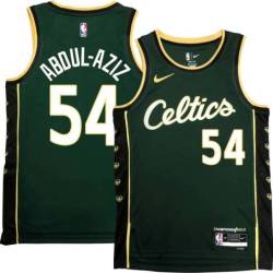 Celtics #54 Zaid Abdul-Aziz 2022-2023 City Edition Jersey