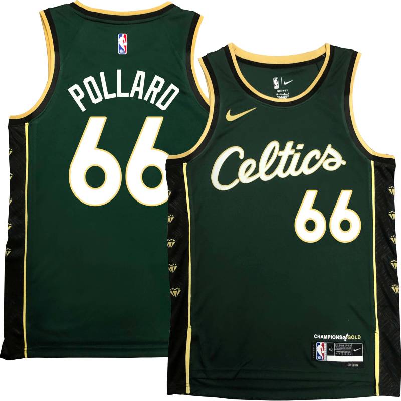 Celtics #66 Scot Pollard 2022-2023 City Edition Jersey