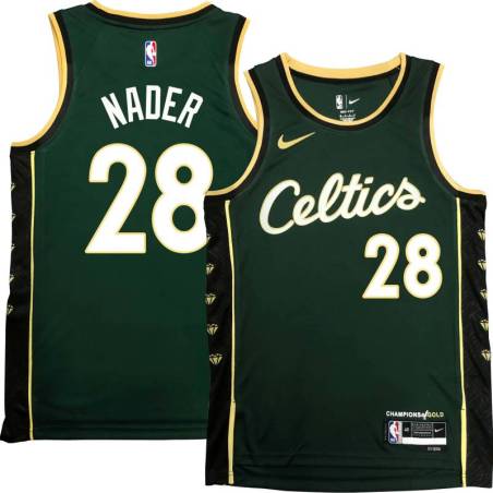 Celtics #28 Abdel Nader 2022-2023 City Edition Jersey